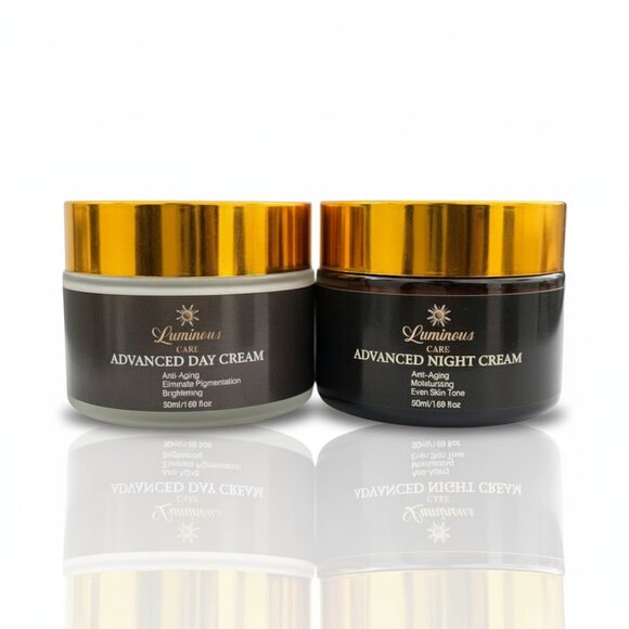 Luminous Care Anti-Aging Day & Night Face Cream Duo | Retinol + Hyaluronic Acid - Picture 1 of 8